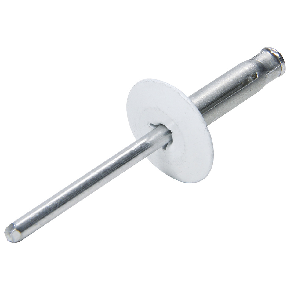 Allstar Performance - Lg Hd Rivet 250Pk White Flange Type Alum Mandrel