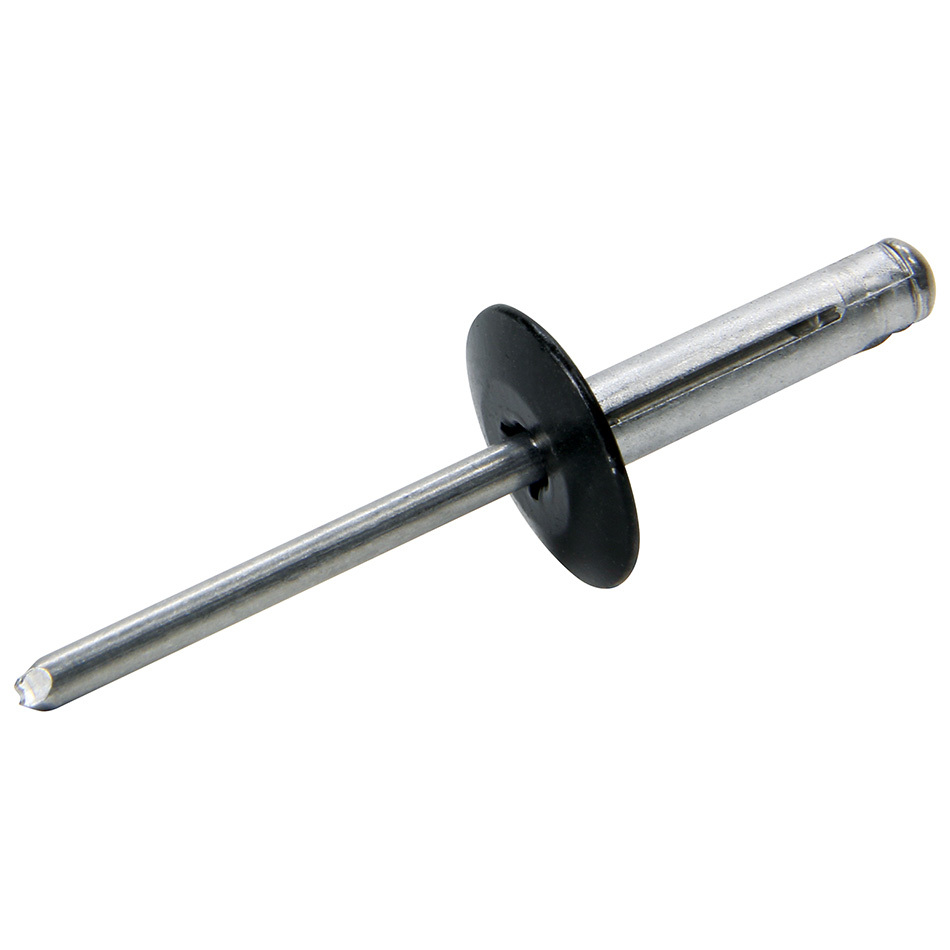 [ALL18063] Allstar Performance - Lg Hd Rivet 250Pk Black Flange Type Alum Mandrel