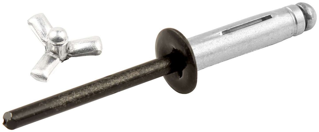 [ALL18082] Allstar Performance - Sm Hd Rivet 250pk Black Flange Type