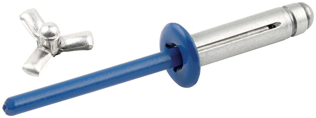 [ALL18083] Allstar Performance - Sm Hd Rivet 250pk Chev Blue Flange Type