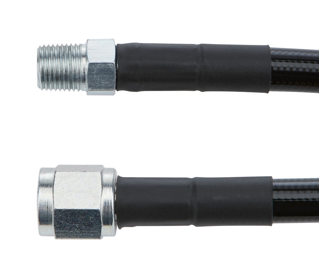 Allstar Performance - Coated Braided Line 30in #4Hose -4Str/ 1/8in