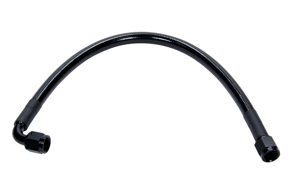 Allstar Performance - Coated Braided Line 12in #6 Hose -6 Str/-6 90 Deg