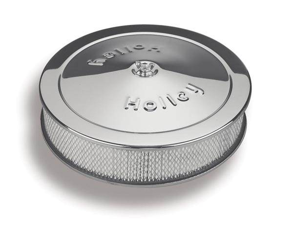 [HLY120-102] Holley - 14in Chrome Air Cleaner