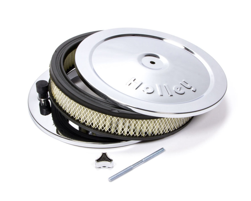 [HLY120-145] Holley - Chrome 10in Air Cleaner Assembly