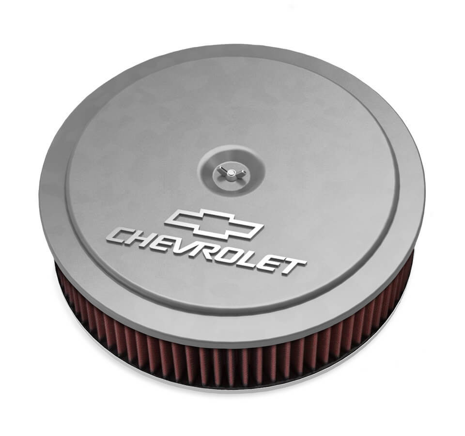 [HLY120-218] Holley - 14 X 3 Air Cleaner Gm Muscle Series Natural