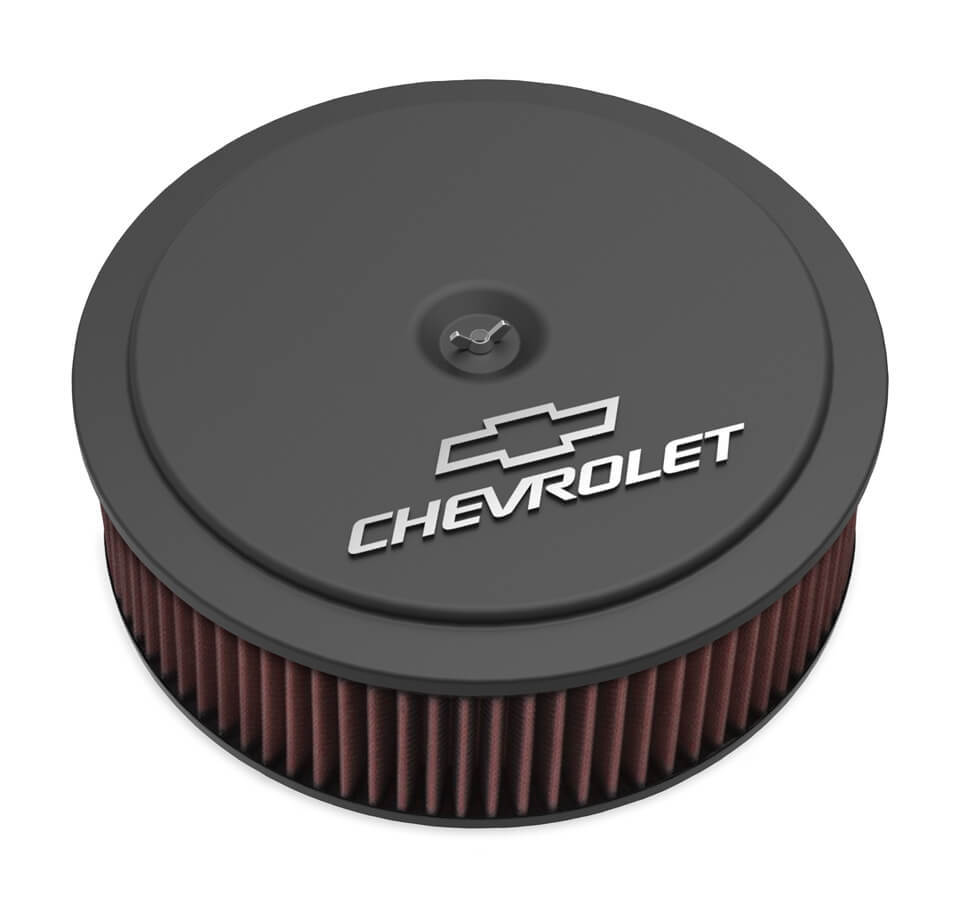 [HLY120-221] Holley - 14 X 4 Air Cleaner Gm Muscle Series Black