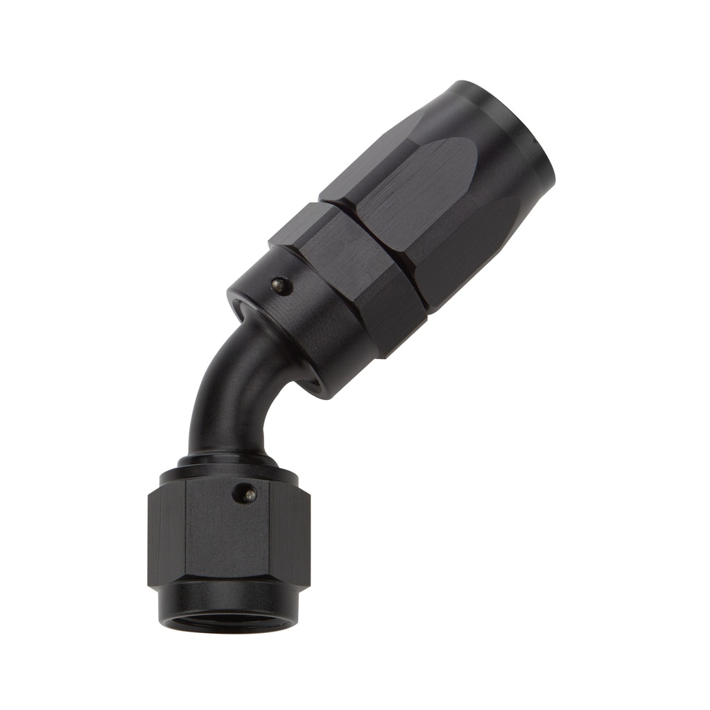 Allstar Performance - Reusable Hose End Black 45 Deg Elbow -12