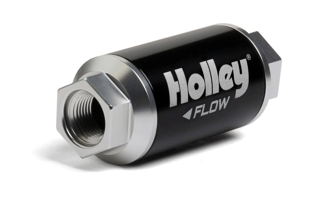 [HLY162-550] Holley - Billet Hp Fuel Filter - 3/8NPT 10-Micron 100GPH