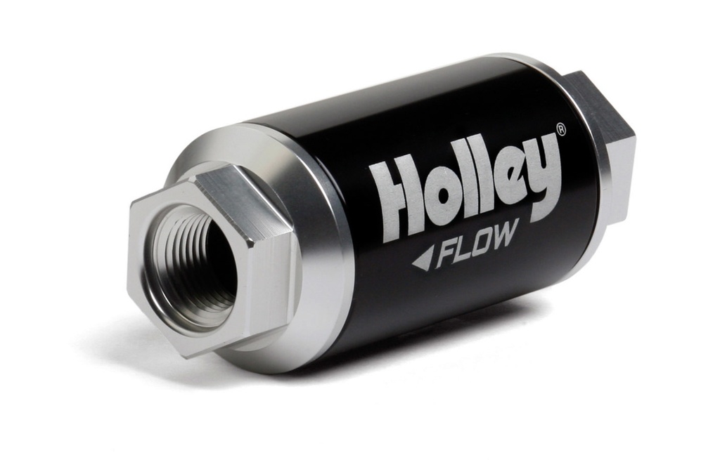 [HLY162-551] Holley - Billet Hp Fuel Filter - 3/8Npt 100-Micron 100Gph