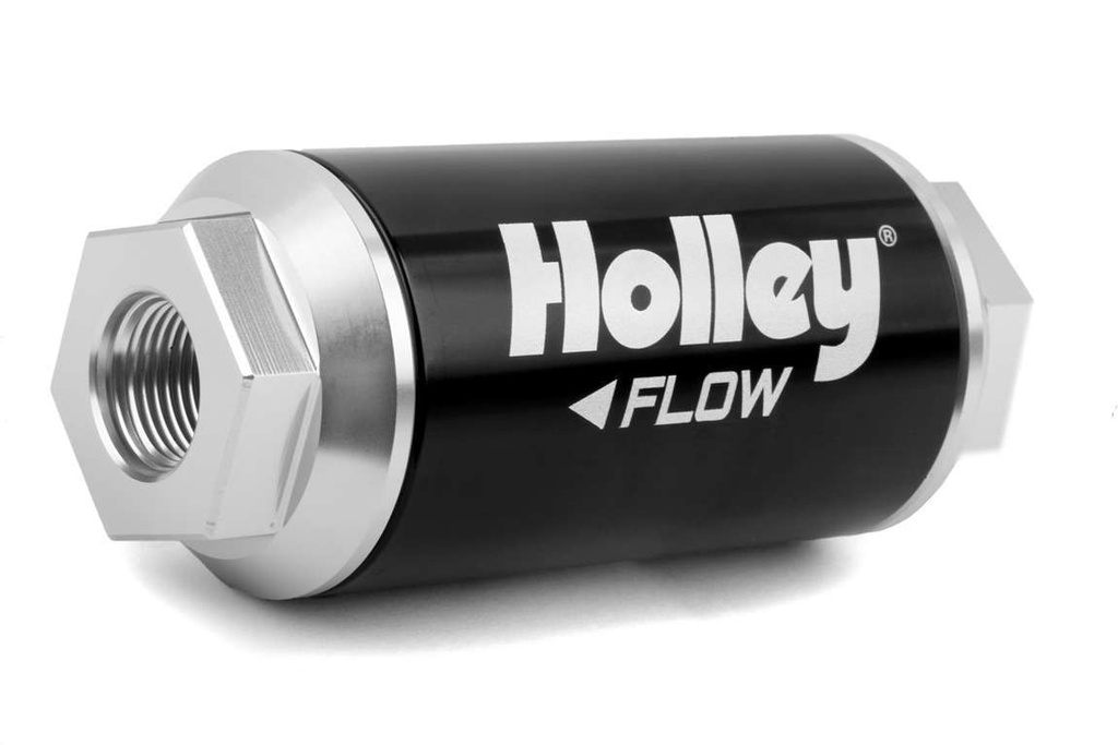 [HLY162-552] Holley - Billet Hp Fuel Filter - 3/8Npt 10-Micron 175Gph