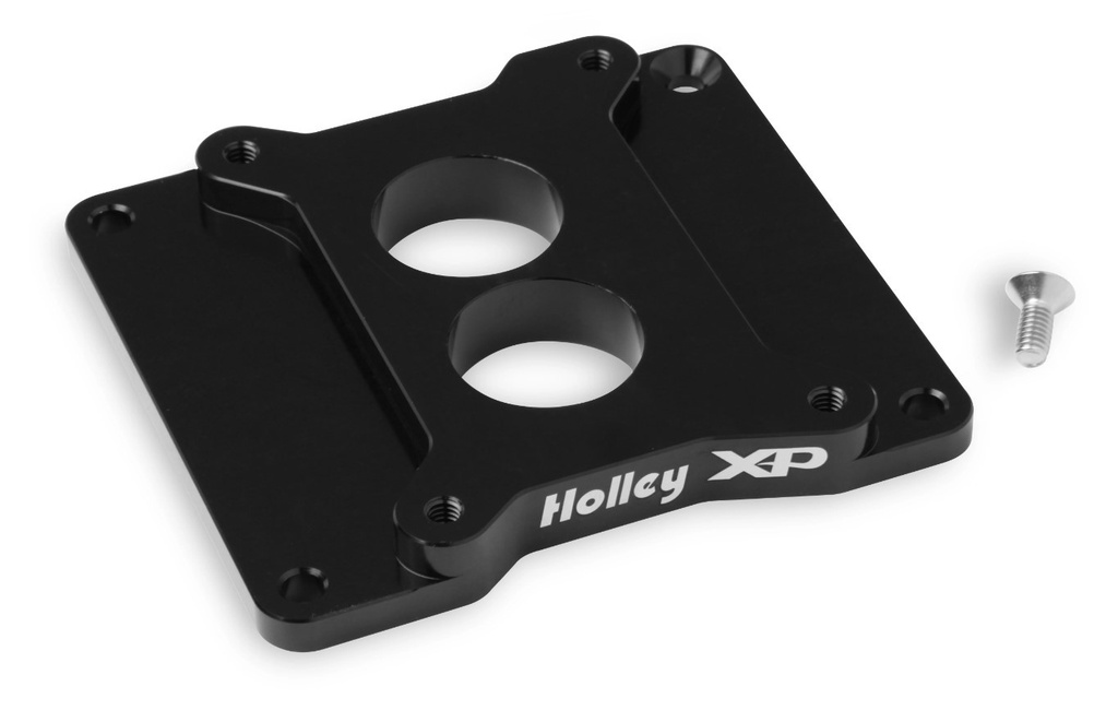 [HLY17-90] Holley - 2Bbl Xp Carb Adapter - Black