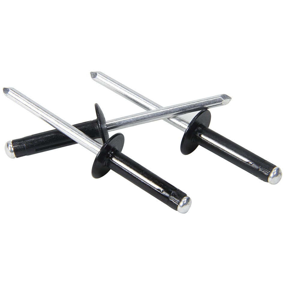 [ALL18187] Allstar Performance - Md Hd Rivet 250Pk Black Flange Type Alum Mandrel