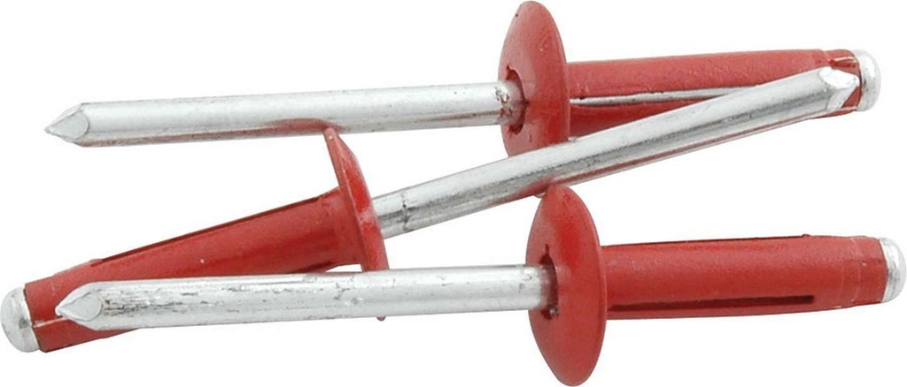 [ALL18189] Allstar Performance - Md Hd Rivet 250Pk Red Flange Type Alum Mandrel