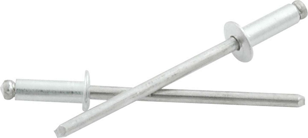 [ALL18190] Allstar Performance - 1/8in Alum Rivet Silver 500Pk 1/8in-1/4in