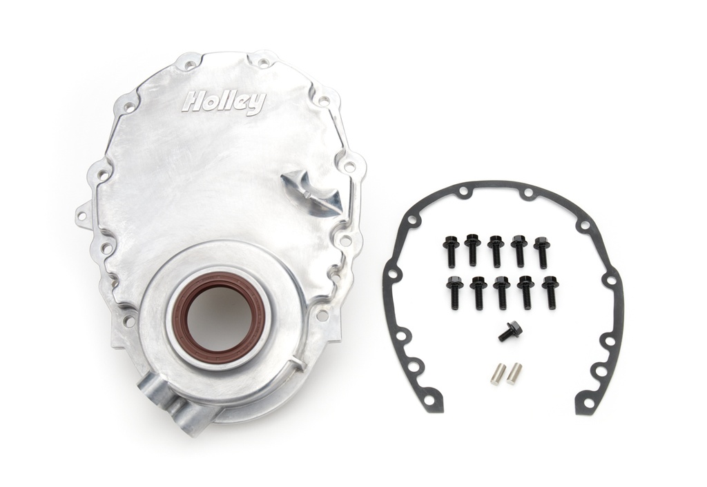 [HLY21-152] Holley - SBC Vortec Alm Timing Cover W/Crank Sensor