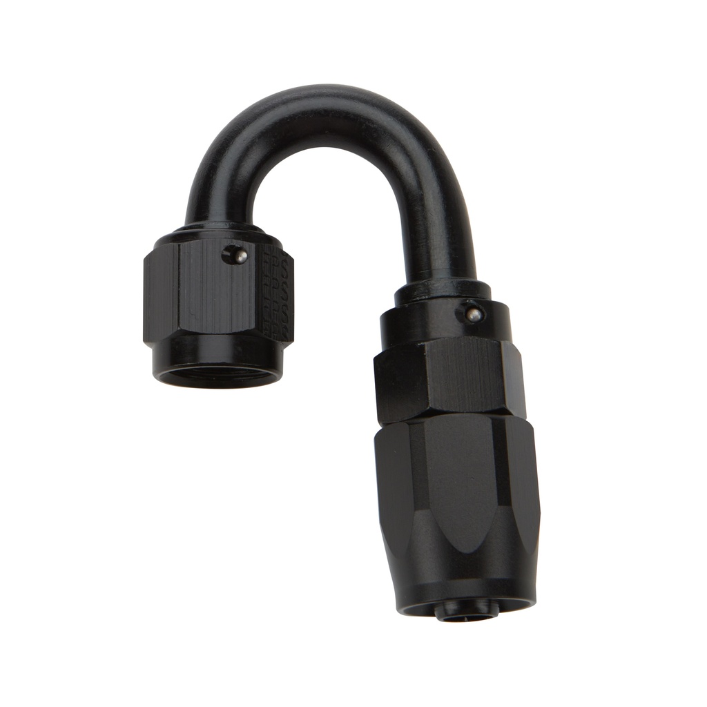 Allstar Performance - Reusable Hose End Black 180 Deg Elbow -12