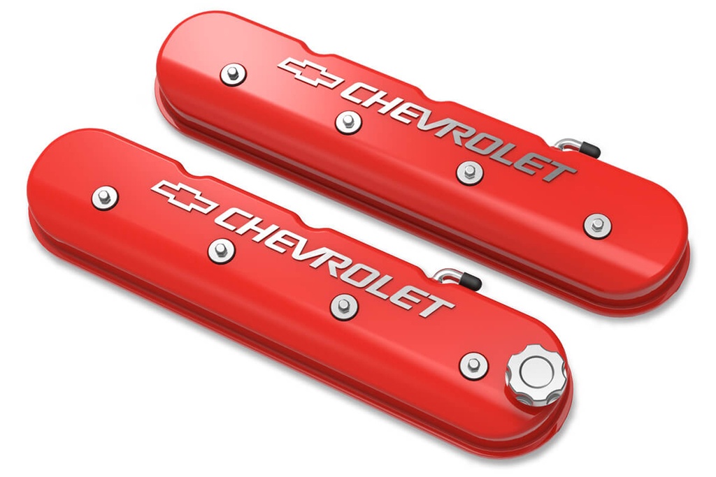 [HLY241-404] Holley - LS Series Valve Covers W/Bowtie Chevrolet Logo