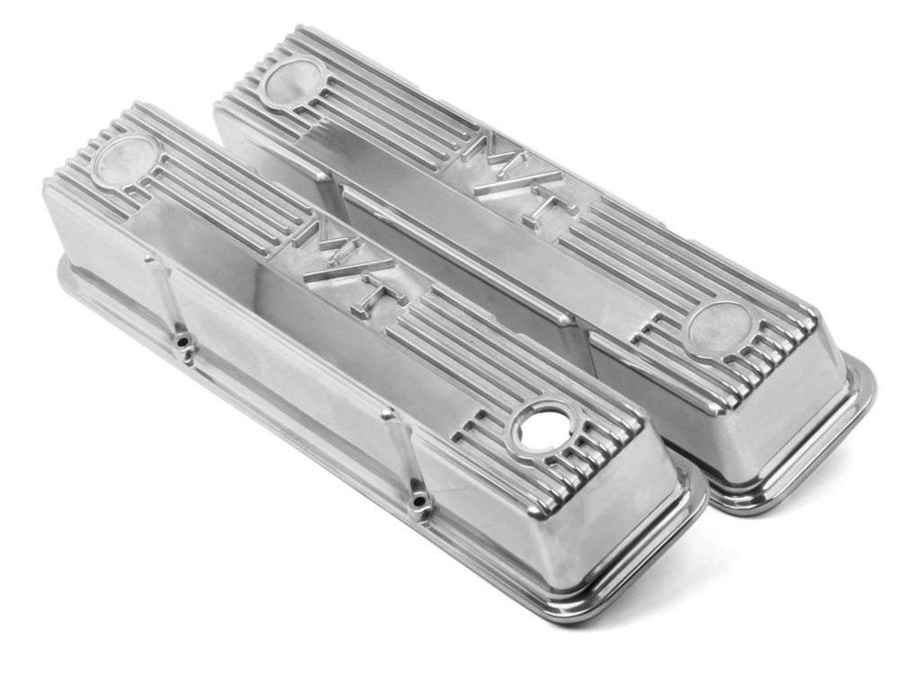 [HLY241-82] Holley - SBC M/T Valve Cover Set - Polished
