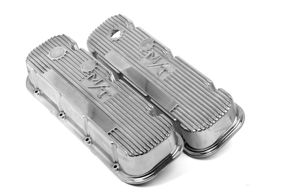 [HLY241-84] Holley - Bbc M/T Valve Cover Set - Polished