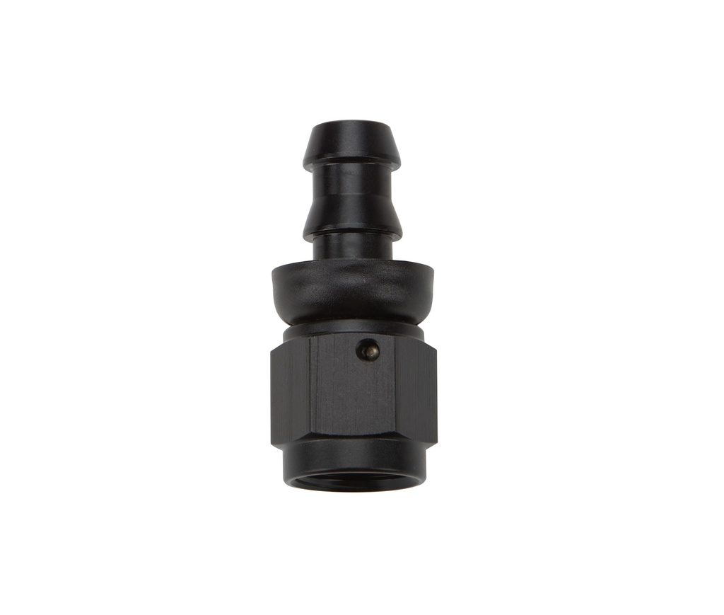 Allstar Performance - Pushlock Hose End Black Straight -6