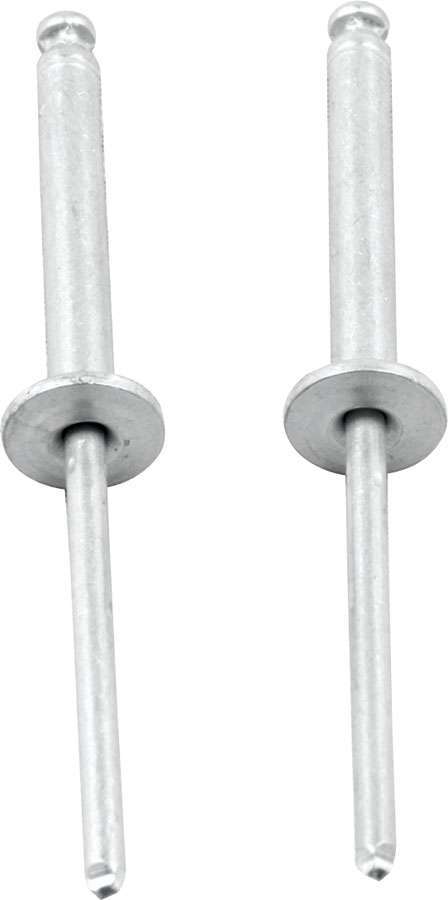 [ALL18199] Allstar Performance - 1/8in Alum Rivet Silver 100Pk Flange Type