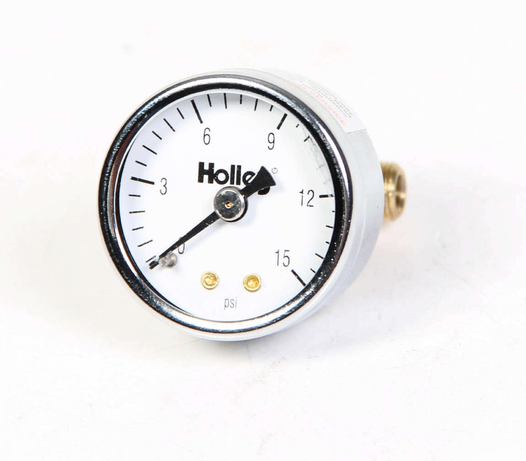 [HLY26-500] Holley - 0-15 Fuel Pressure Gauge