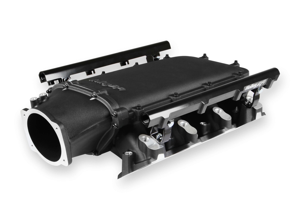 [HLY300-680BK] Holley - LS3 Low Ram Intake Kit Single Injector Frt Feed