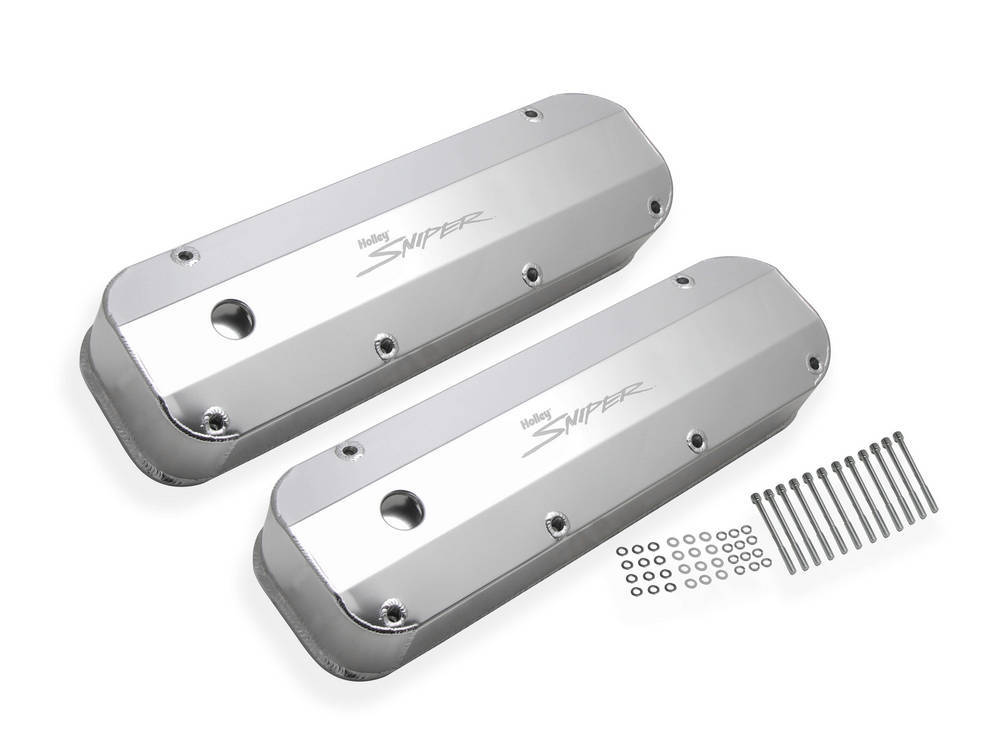 [HLY890007] Holley - Sniper Fabricated Valve Covers BBF 429/460 Tall