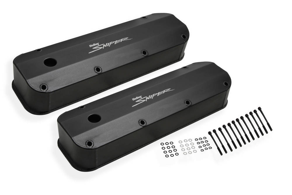 [HLY890007B] Holley - Sniper Fabricated Valve Covers BBF 429/460 Tall