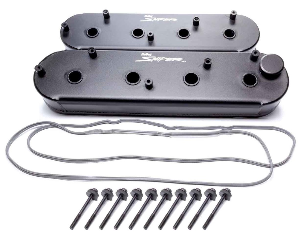 [HLY890014B] Holley - Sniper Fabricated Valve Covers SGM LS Tall