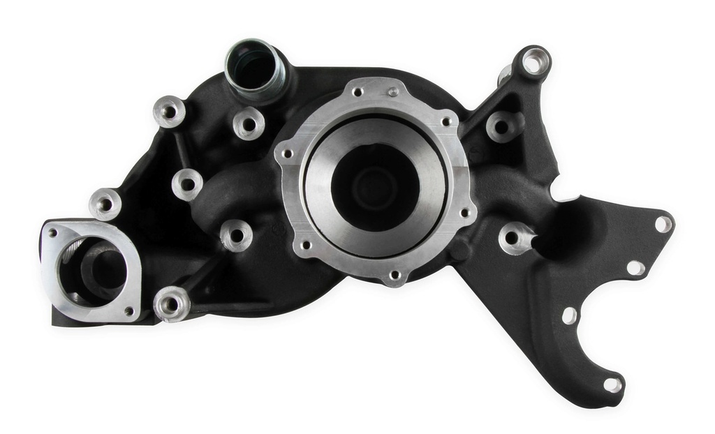 [HLY97-224] Holley - Ls Cooling Manifold Black - A/C Delete