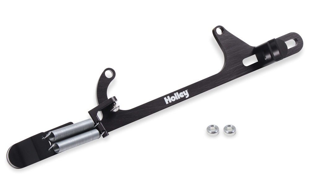 [HLY20-266] Holley - Billet Throttle Bracket Billet Aluminum Black