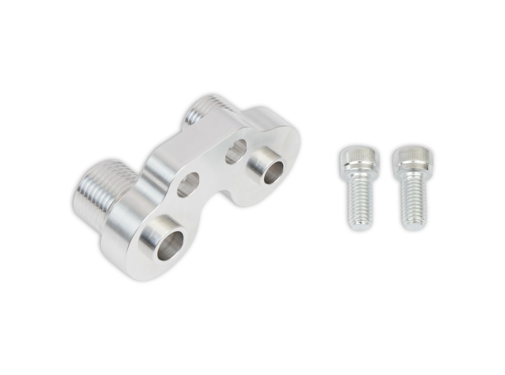 [HLY199-202] Holley - Line Adapter Manifold - SD7 A/C Compressor