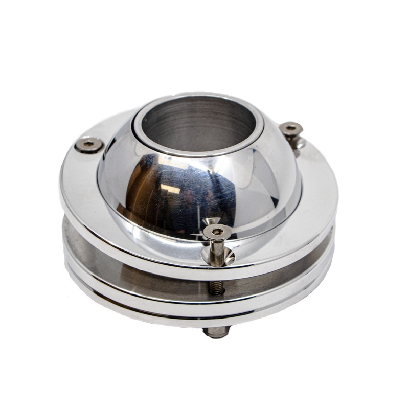 IDIDIT - 1-1/2in Swivel Ball Floor Mount Polshed