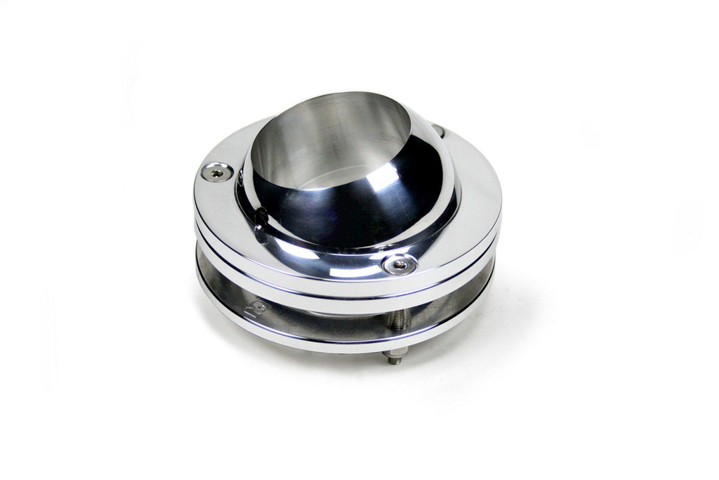 [IDI2401550040] Ididit - 2in Polished Swivel Ball Floor Mount Chrome Colum