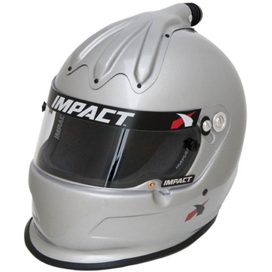 [IMP17020508] Impact Racing - Helmet Super Charger Large Silver Sa2020