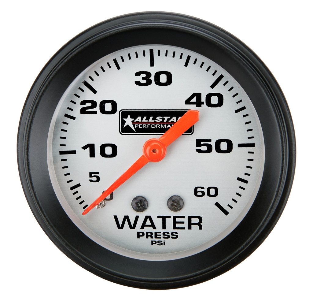 Allstar Performance - Water Pressure Gauge 0-60psi 2-5/8in