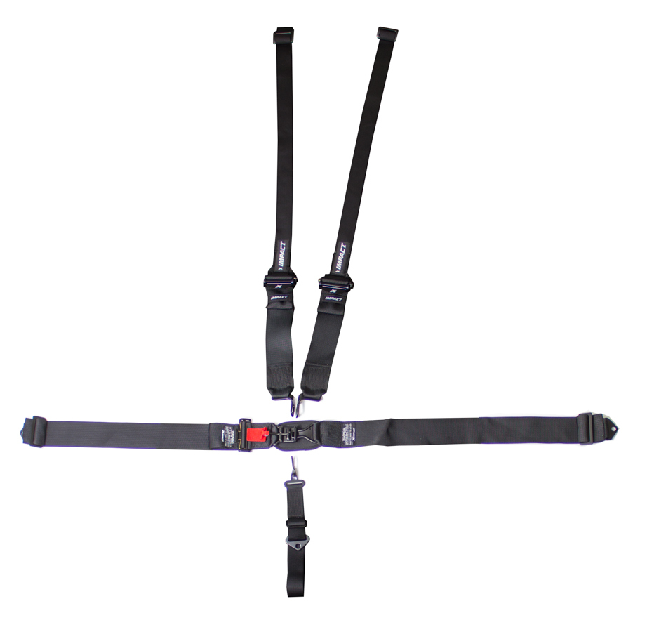 [IMP51111231] Impact Racing - 5pt Harness L/L P/D Ind Hans Shld Fixed Left Lap