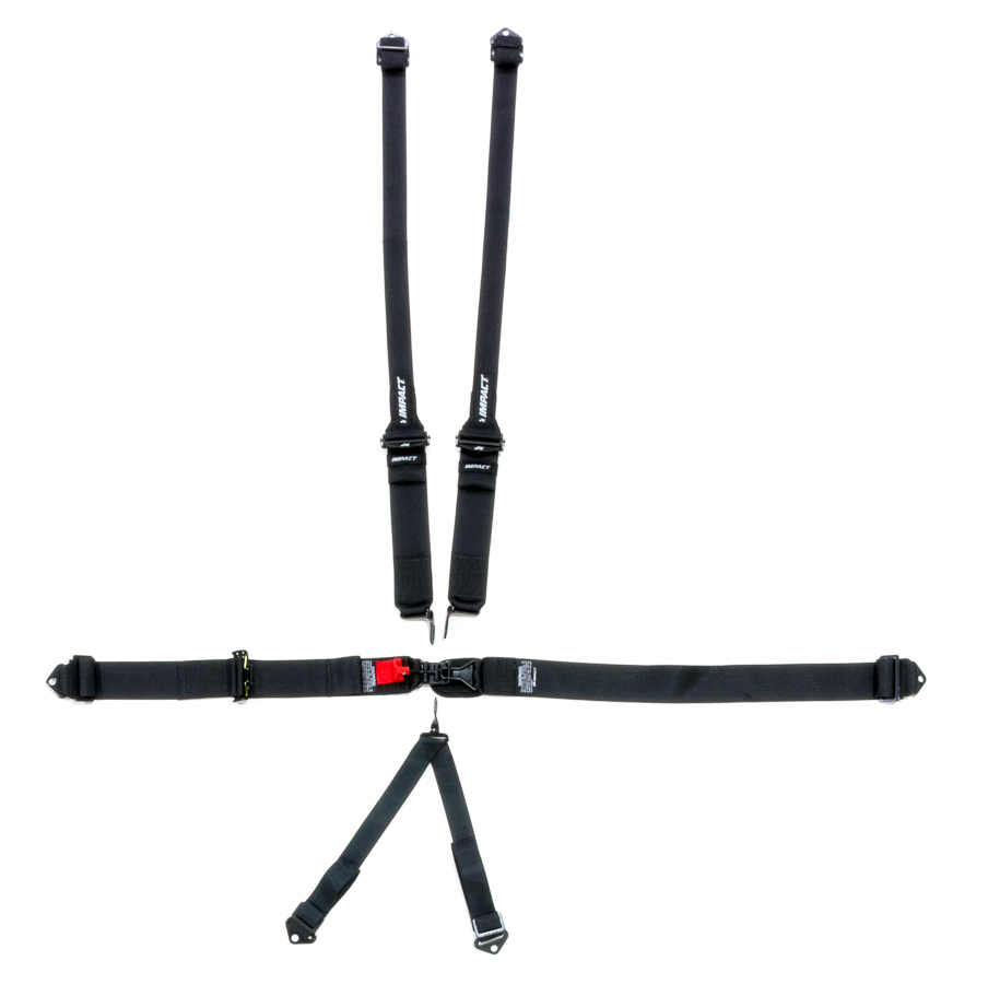 [IMP52122326] Impact Racing - 6-Pt Harness L&L Ind Shldr 3in To 2in Trans