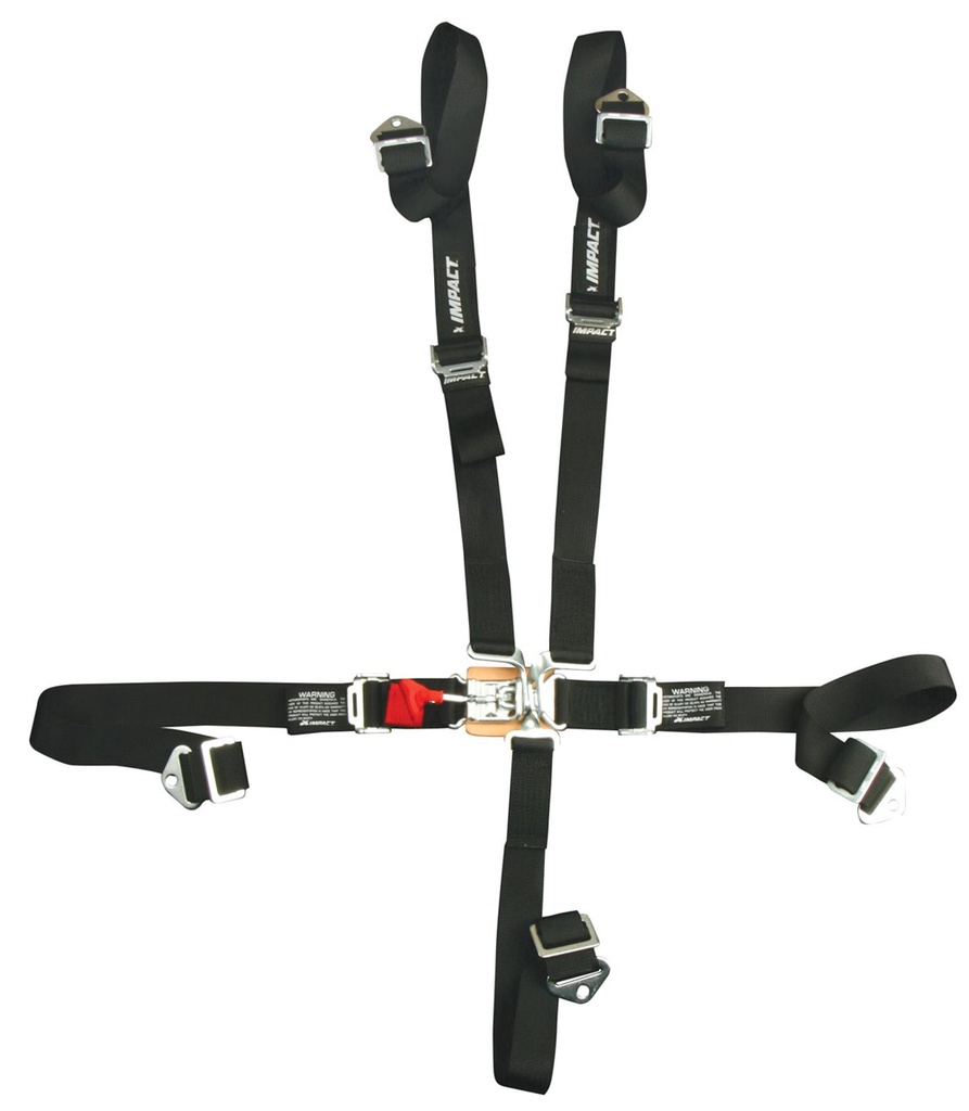 [IMP53119222] Impact Racing - Harness 5pt 2in L&L PD Ind Shld Blt-In SFI16.1