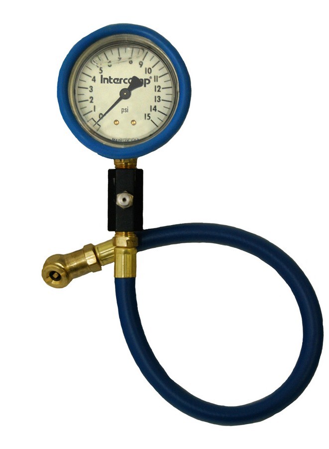 [INT360065] Intercomp - Deluxe Air Gauge 2.5in 0-15 Liquid Filled