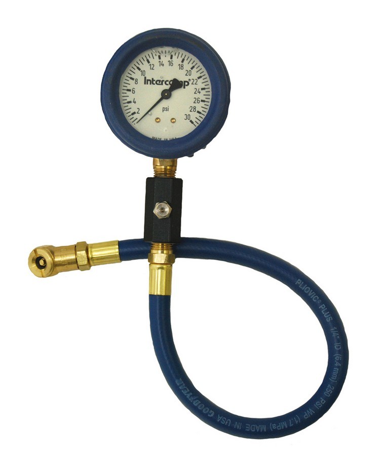 [INT360066] Intercomp - Deluxe Air Gauge 2.5in 0-30 Liquid Filled