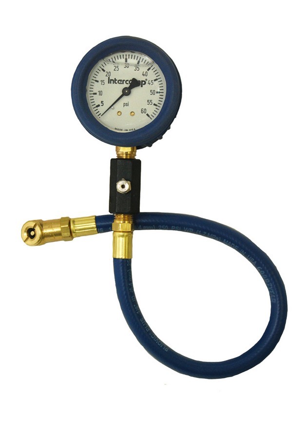 Intercomp - Deluxe Air Gauge 2.5in 0-60 Liquid Filled