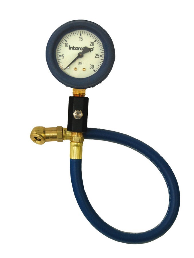 [INT360069] Intercomp - Deluxe Air Gauge 2.5in 0-30 Glow-In Dark