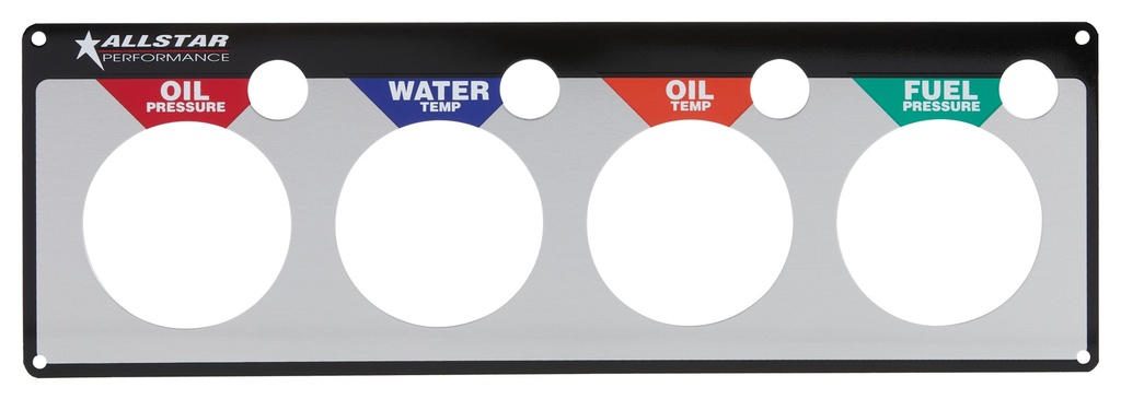 Allstar Performance - Repl 4 Gauge Panel OP/WT/OT/FP