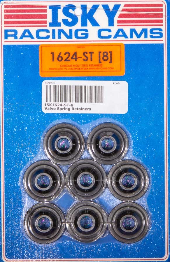 [ISK1624-ST-8] Isky Cams - Valve Spring Retainers