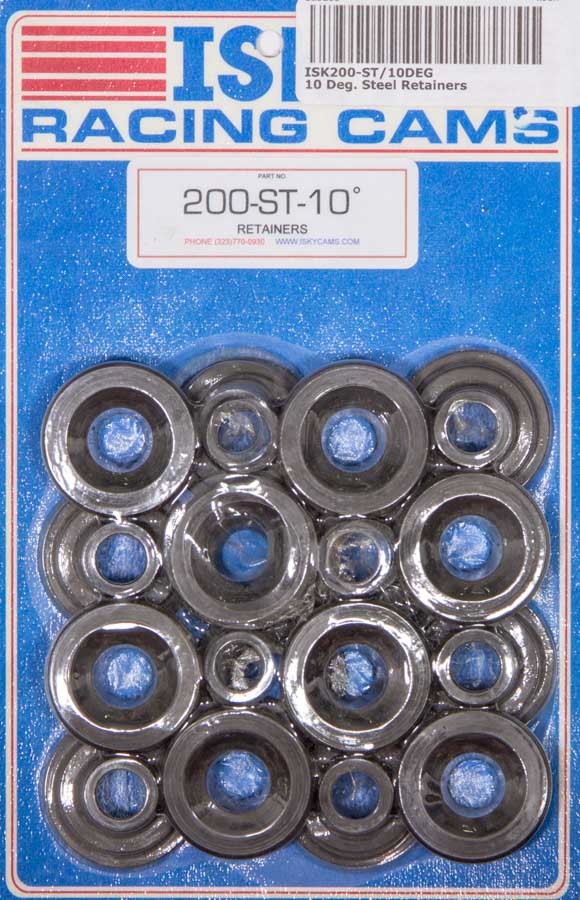 [ISK200-ST/10DEG] Isky Cams - 10 Deg. Steel Retainers