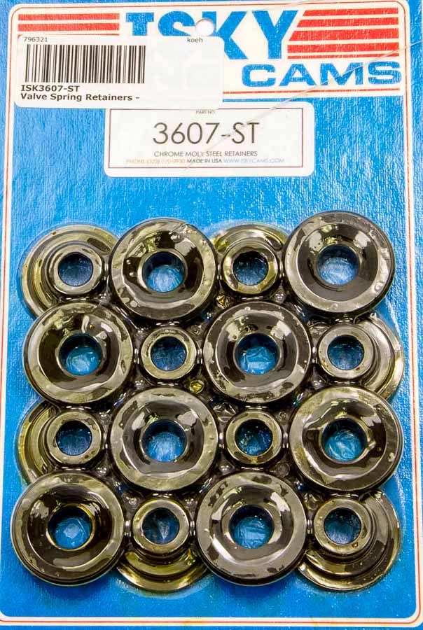 [ISK347-ST] Isky Cams - Valve Spring Retainers - 7 Degree