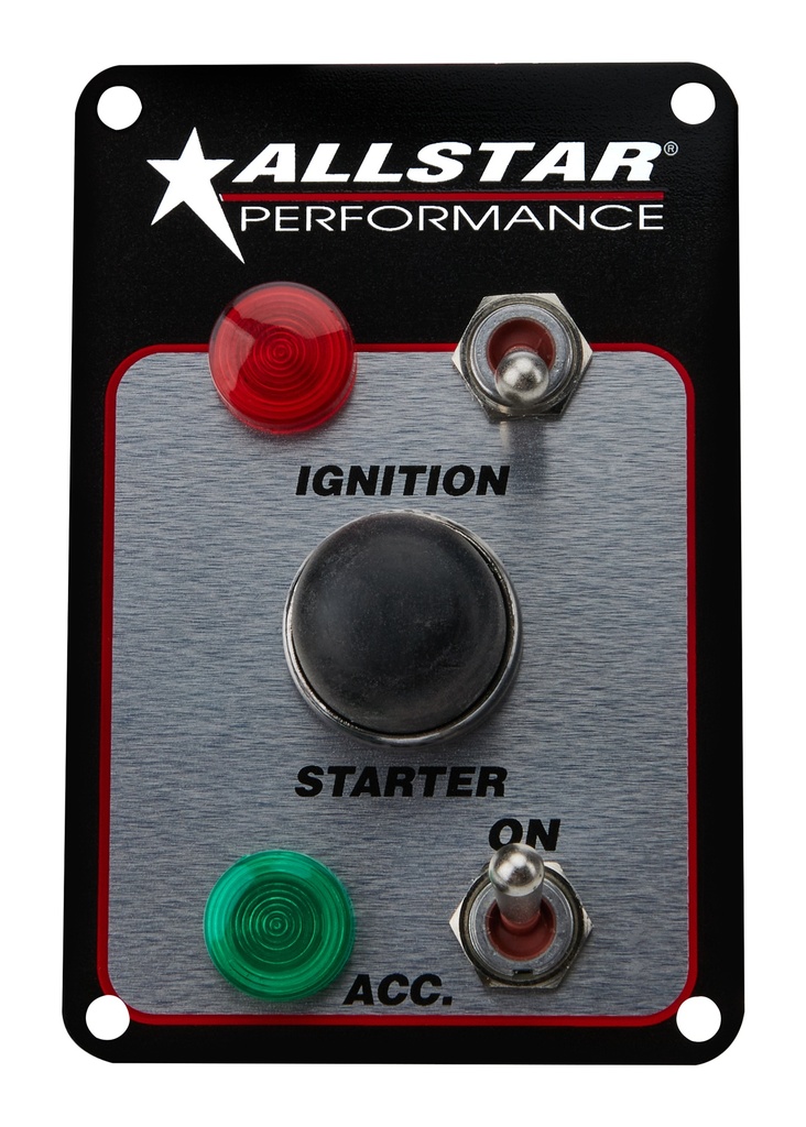 Allstar Performance - Waterproof Switch Panel Two Switch W/ Lights