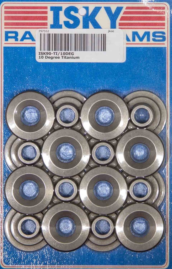 [ISK91-TI] Isky Cams - 7 Deg Titanium Retainers